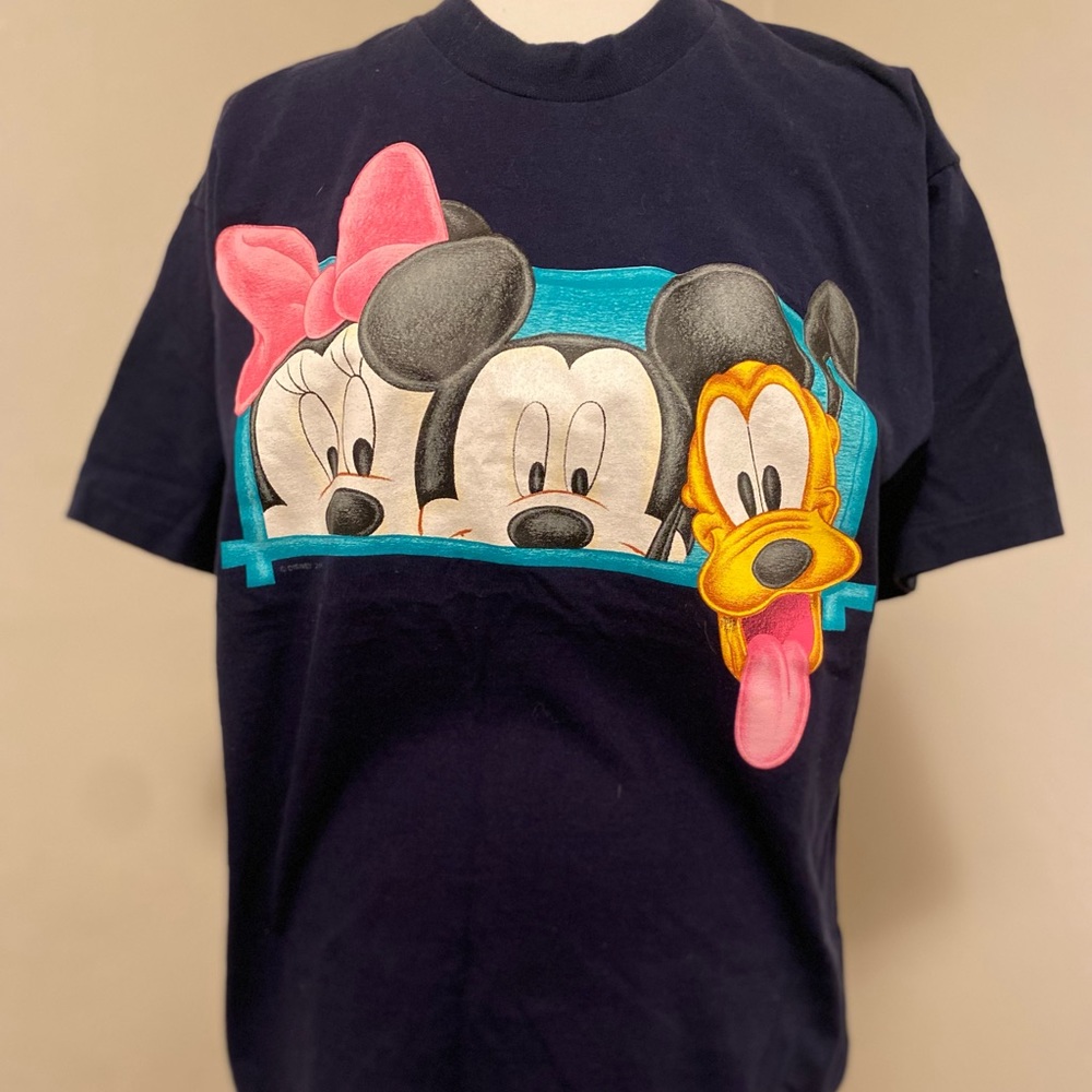 Vintage 90s Mickey and Friends shirt.